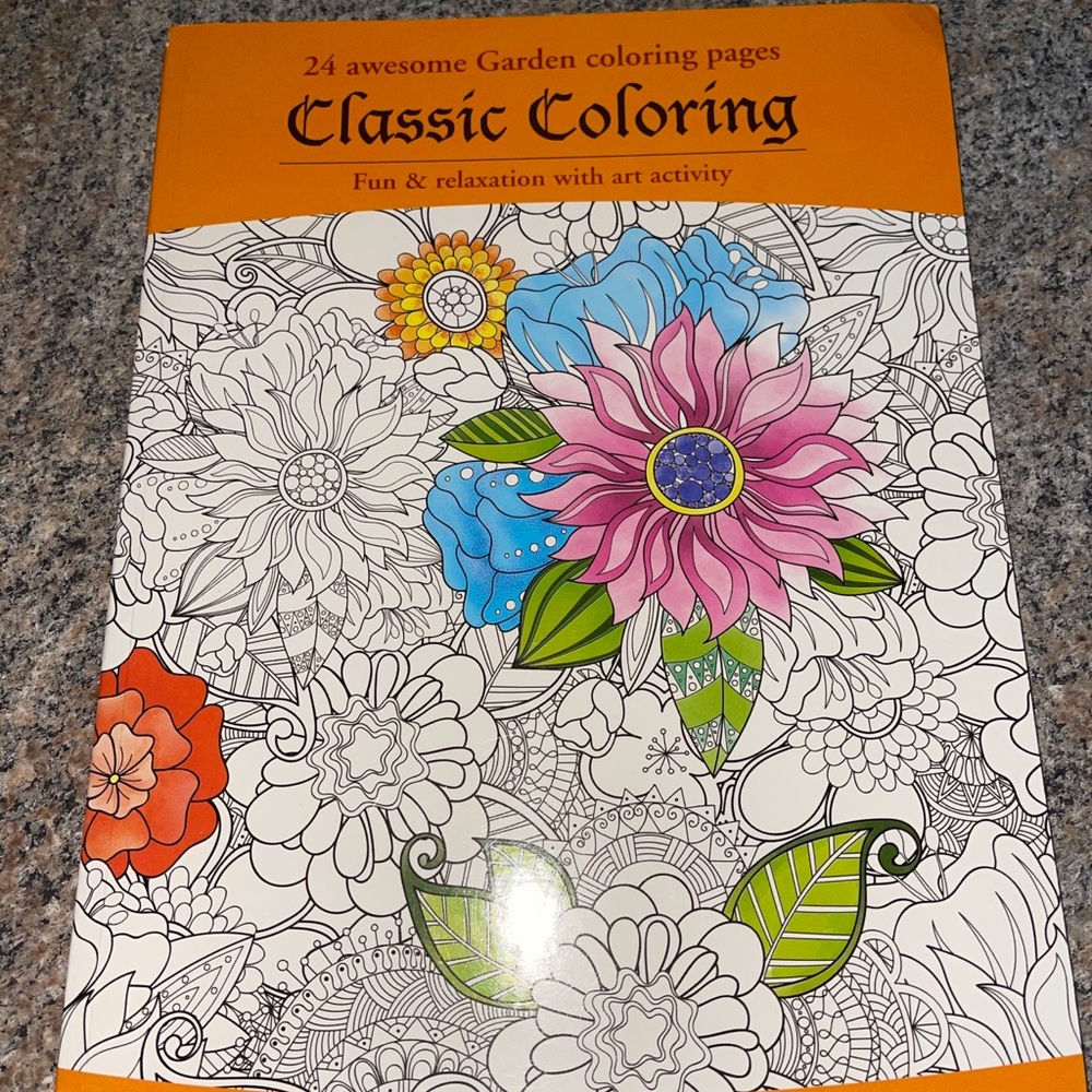 Adult coloring book